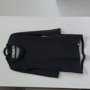 Coze cowl neck funnel snap midi dress